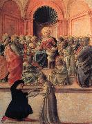 Fra Filippo Lippi Madonna and Child with Angels,Saints and Donor France oil painting artist